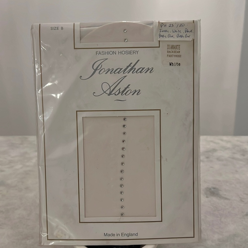 Jonathan Aston Bridal Pantyhose with Diamante Backseam
